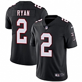 Nike Men & Women & Youth Falcons 2 Matt Ryan Black NFL Vapor Untouchable Limited Jersey,baseball caps,new era cap wholesale,wholesale hats